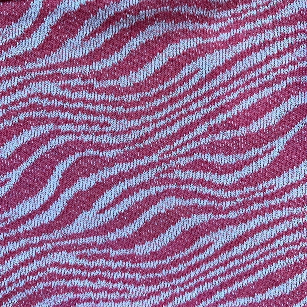 ZARA Pink Zebra Print Shorts Sz L - Picture 2 of 8